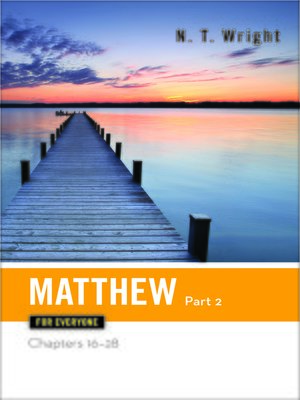 cover image of Matthew for Everyone, Part 2